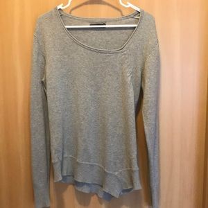 PrAna angled neck and hem sweater